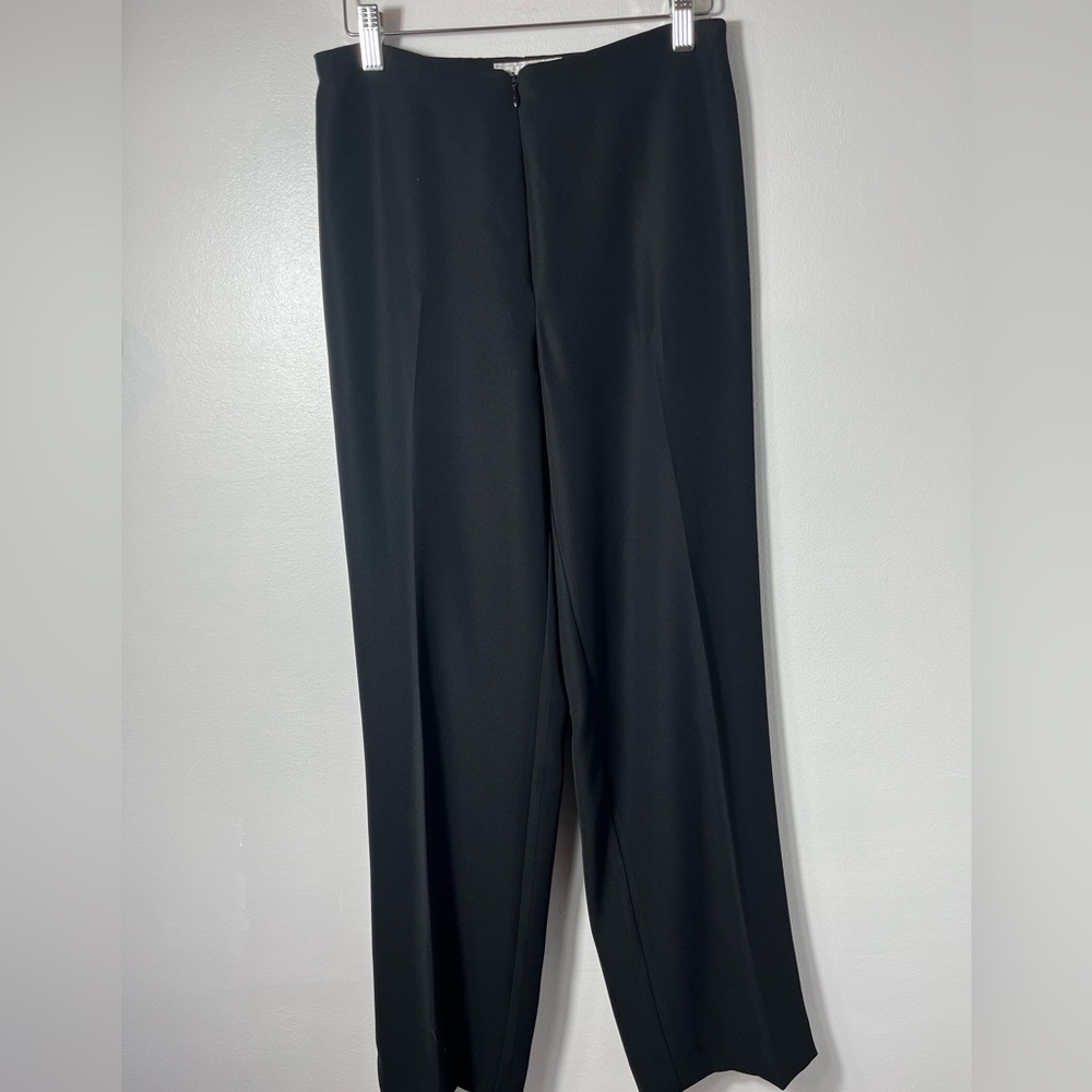 Joseph Ribkoff Black Front Zip Pant Career Slacks
